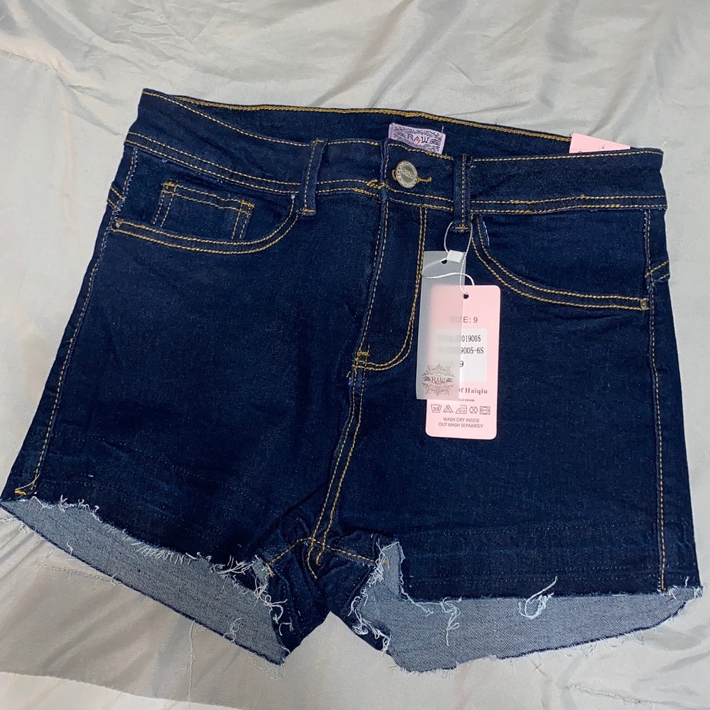Denim shorts